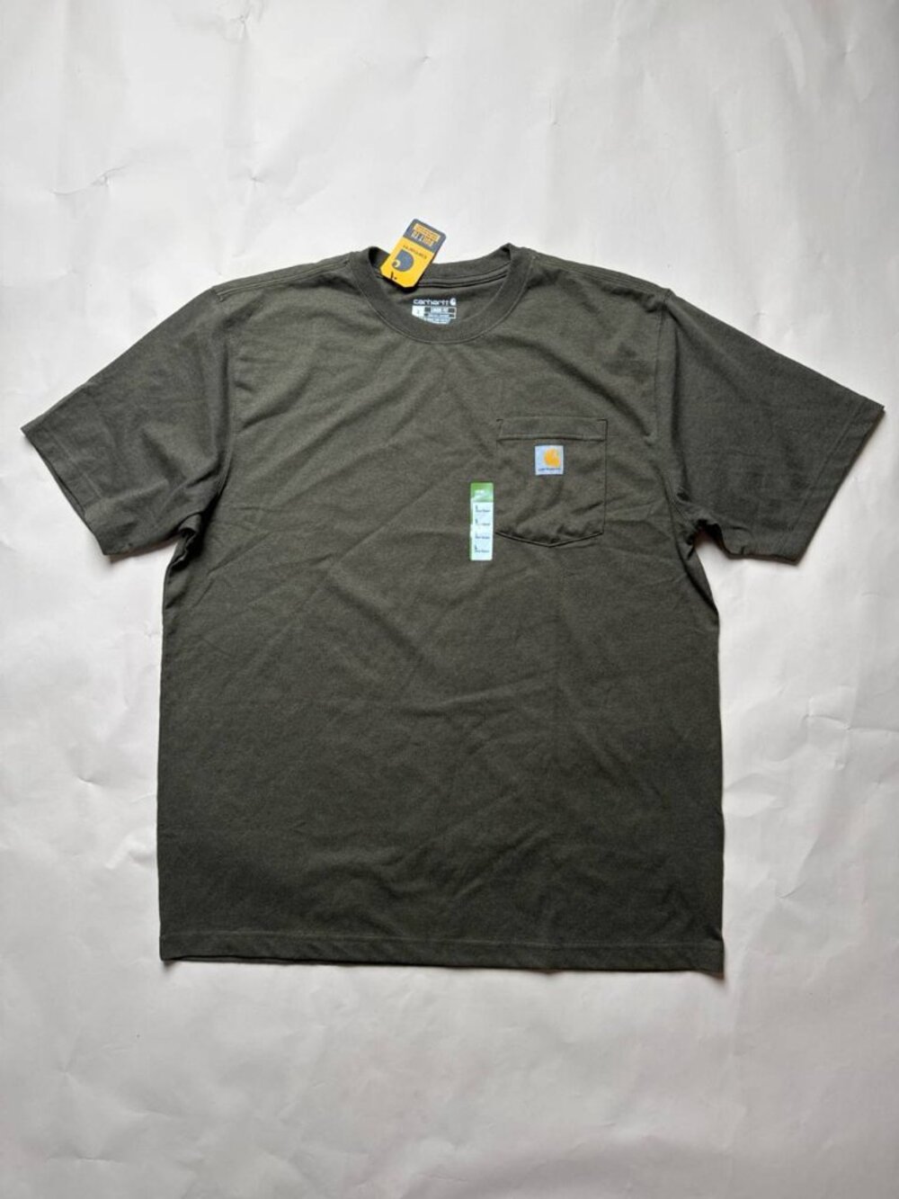 Carhartt K87 Loose Fit Pocket T-Shirt Men's L Moss Deadstock Workwear